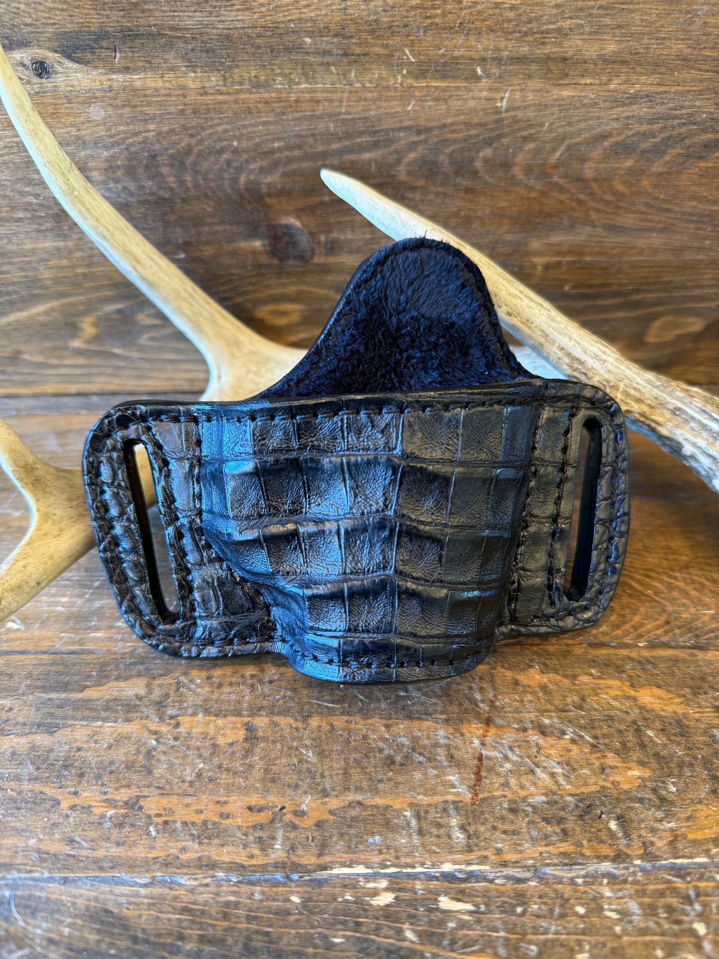 Black Crocodile belly bikini luxury holster (1911)