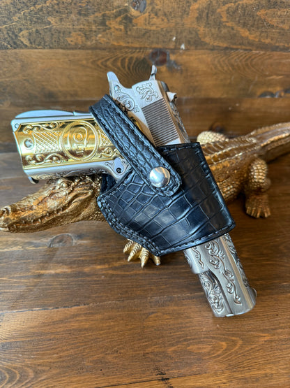 Black Alligator compact holster ( 1911)