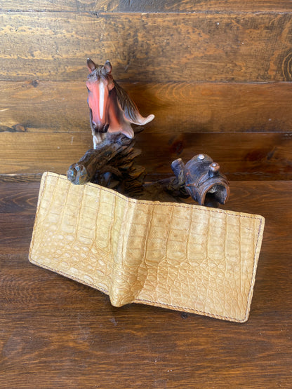 Caiman/Crocodile skin wallet