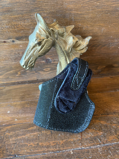 Black stingray skin compact holster (Glock)