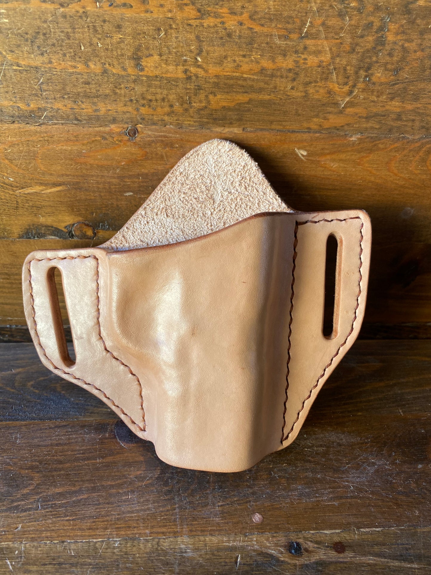 Natural Veg tan holster. (1911)