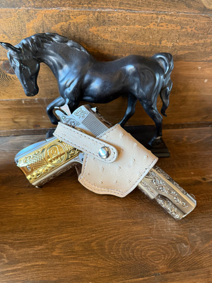 Bone ostrich compact holsters (1911)