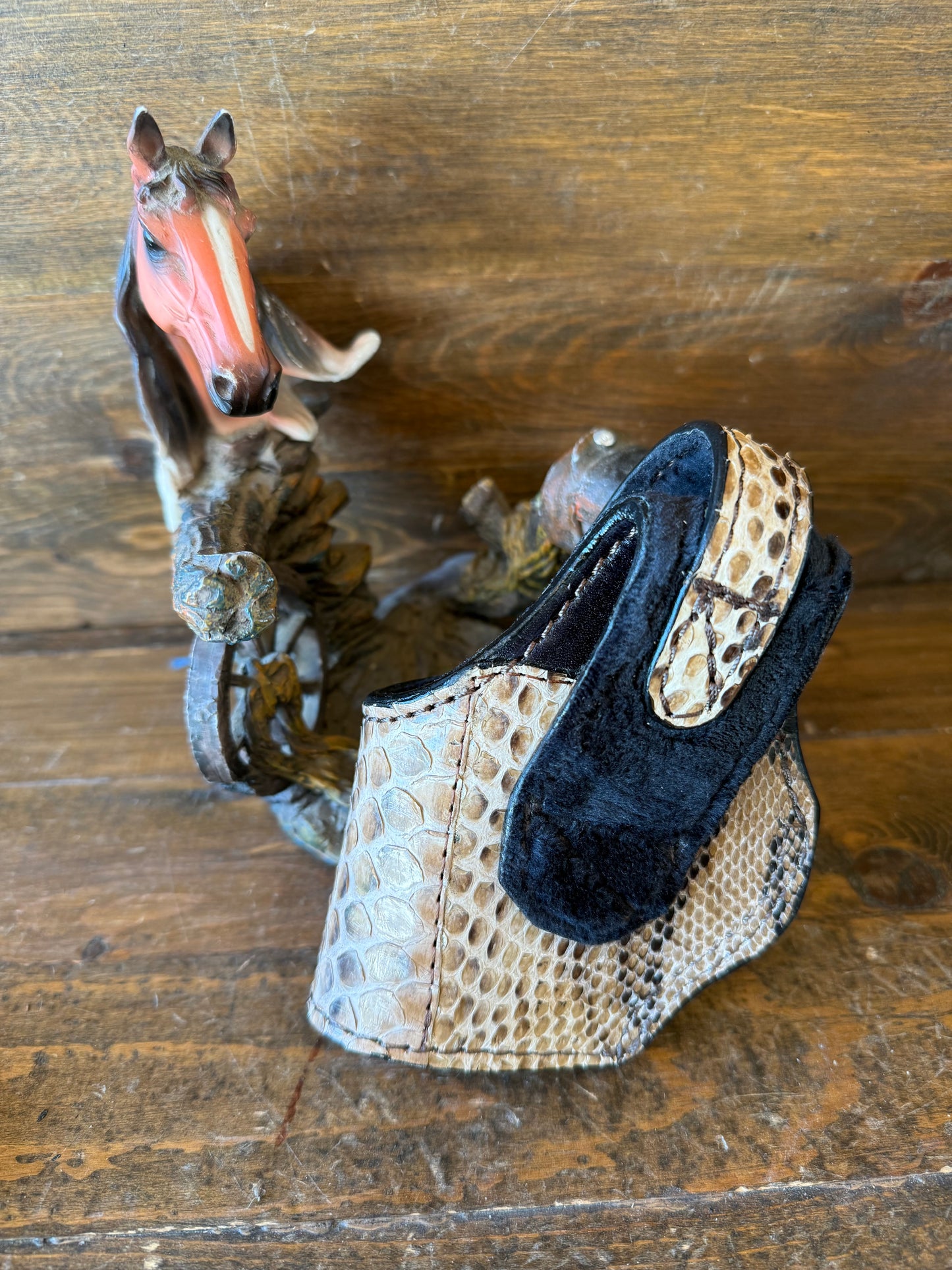 Brown snake skin compact holster (1911)