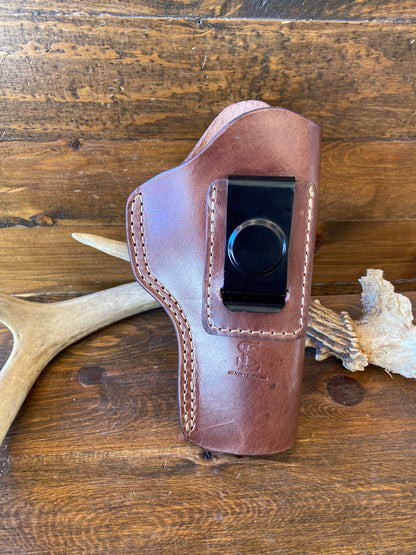 IWB Brown leather natural interior holster (1911)