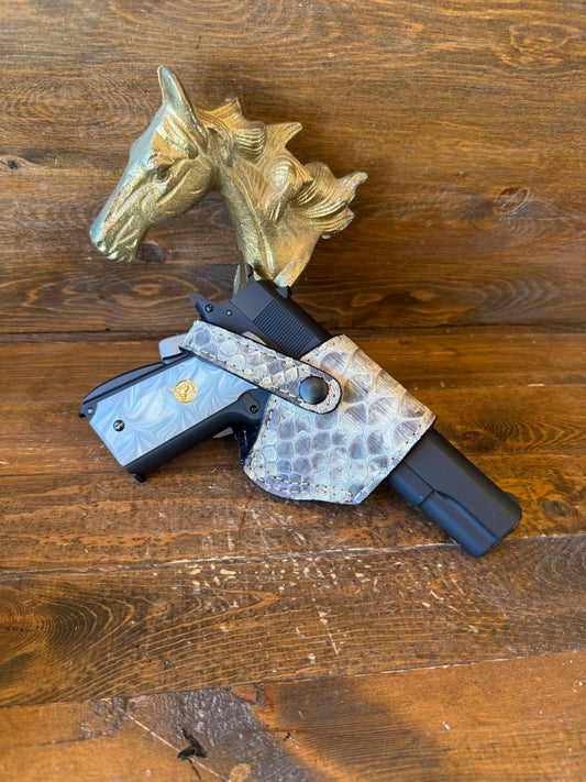 Beige color  snake skin compact holster (1911)