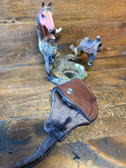 Brown deer skin luxury compact holster ( 1911 ) ( High-Power )