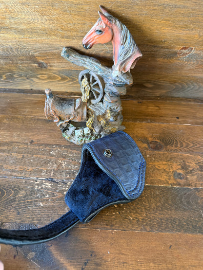 Blue crocodile skin compact holster (1911 , High power )
