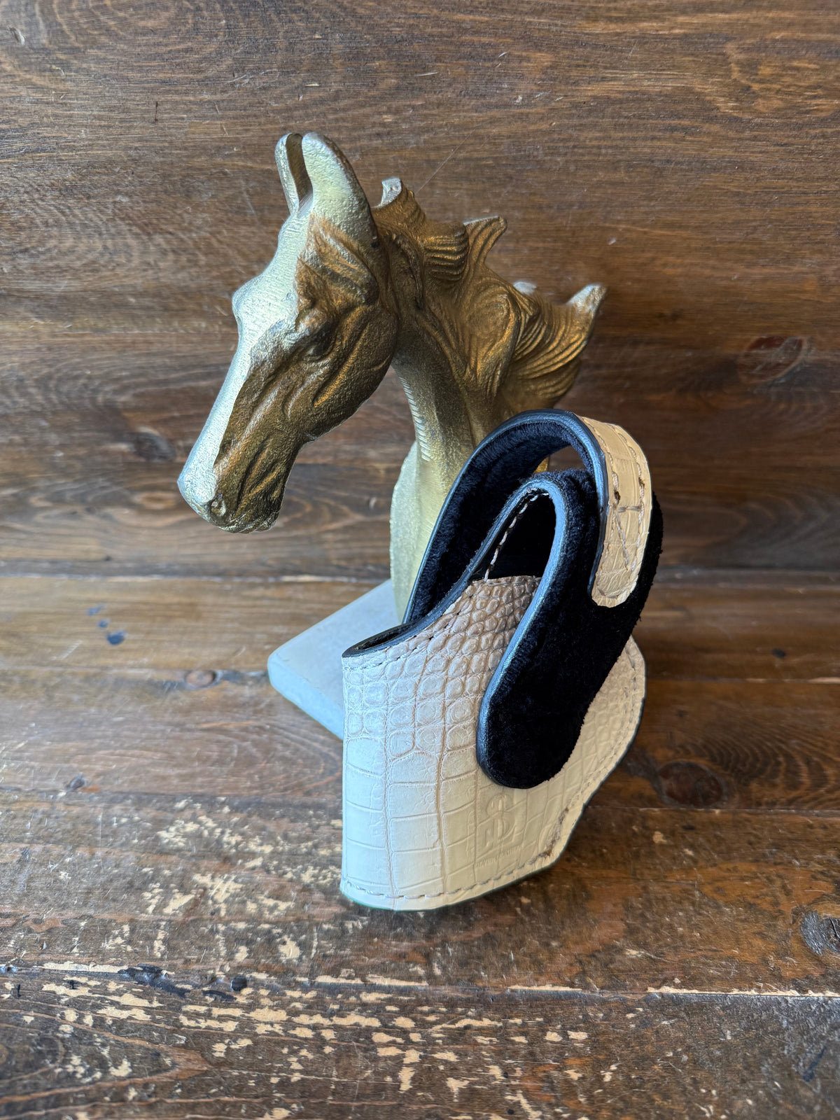 Himalayan White Crocodile skin  compact holster (1911)