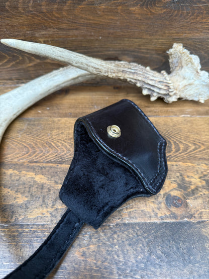 Black/gold veg tan compact holster (1911)