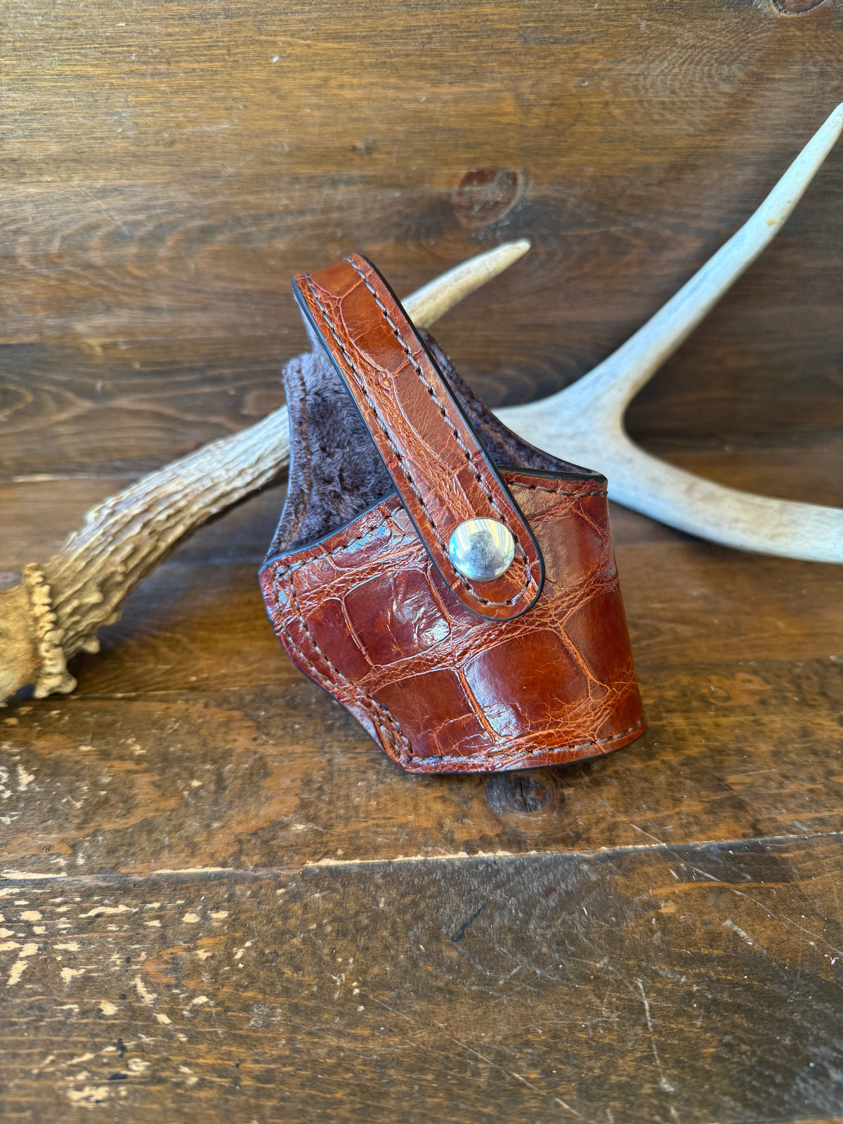 Conac/chrome alligator compact holster (1911)