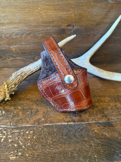 Conac/chrome alligator compact holster (1911)