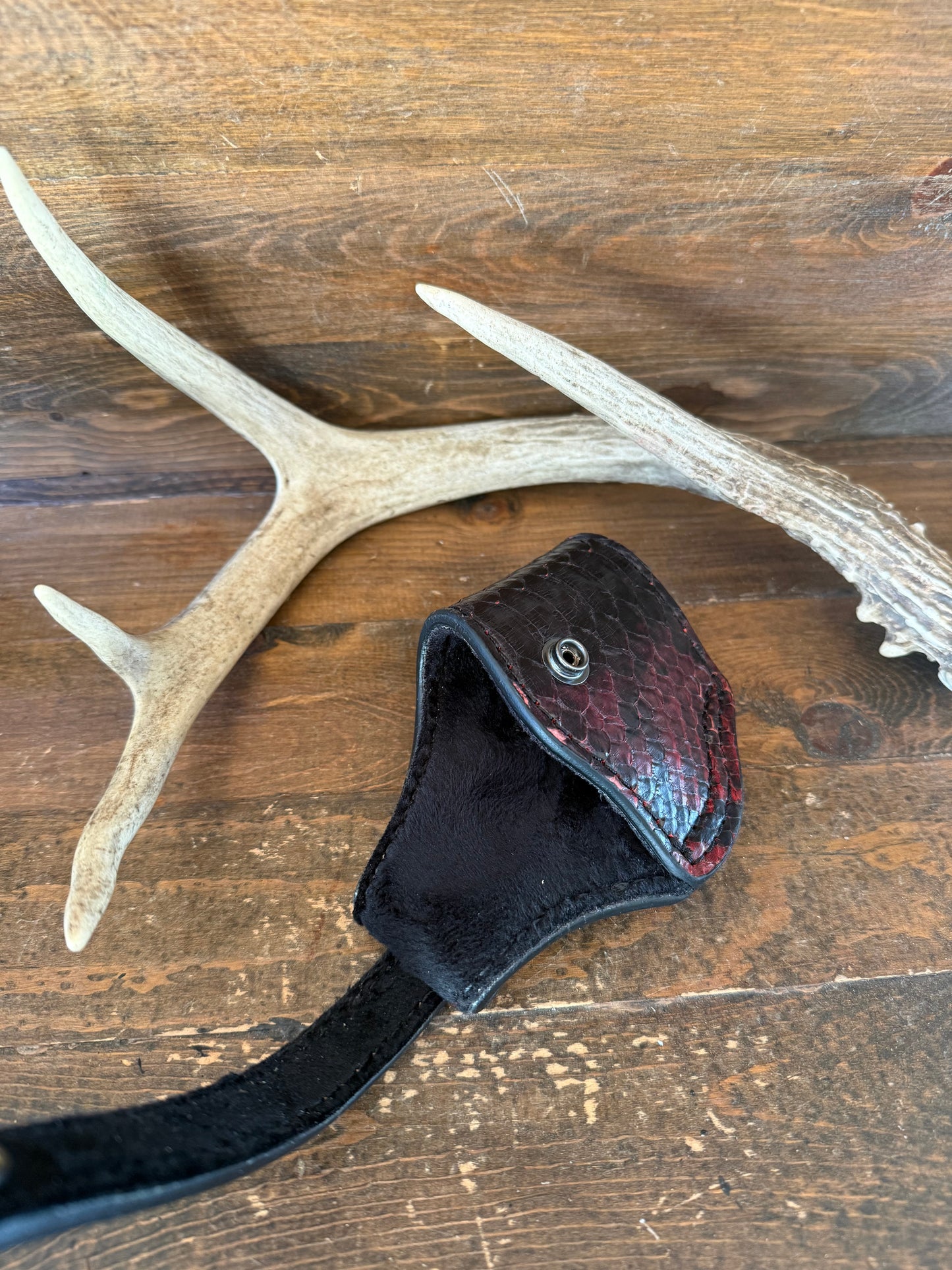 Black Cherry Snake Skin Compact Holster ( 1911, High Power )