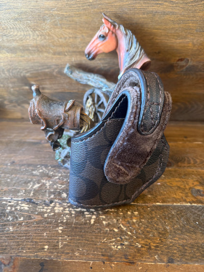 Brown Coach luxury compact holster ( 1911, High power )