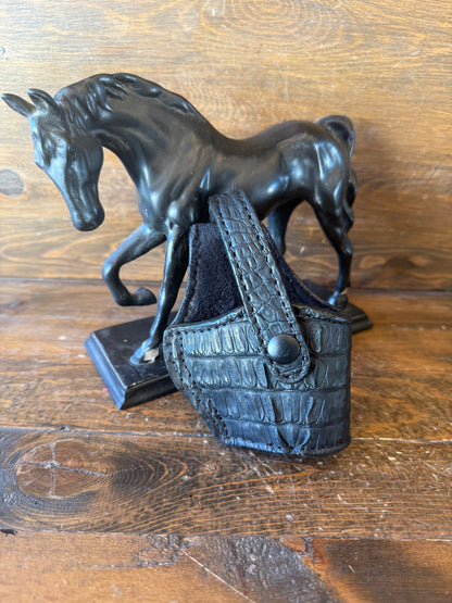 Black crocodile tail compact holster (1911)