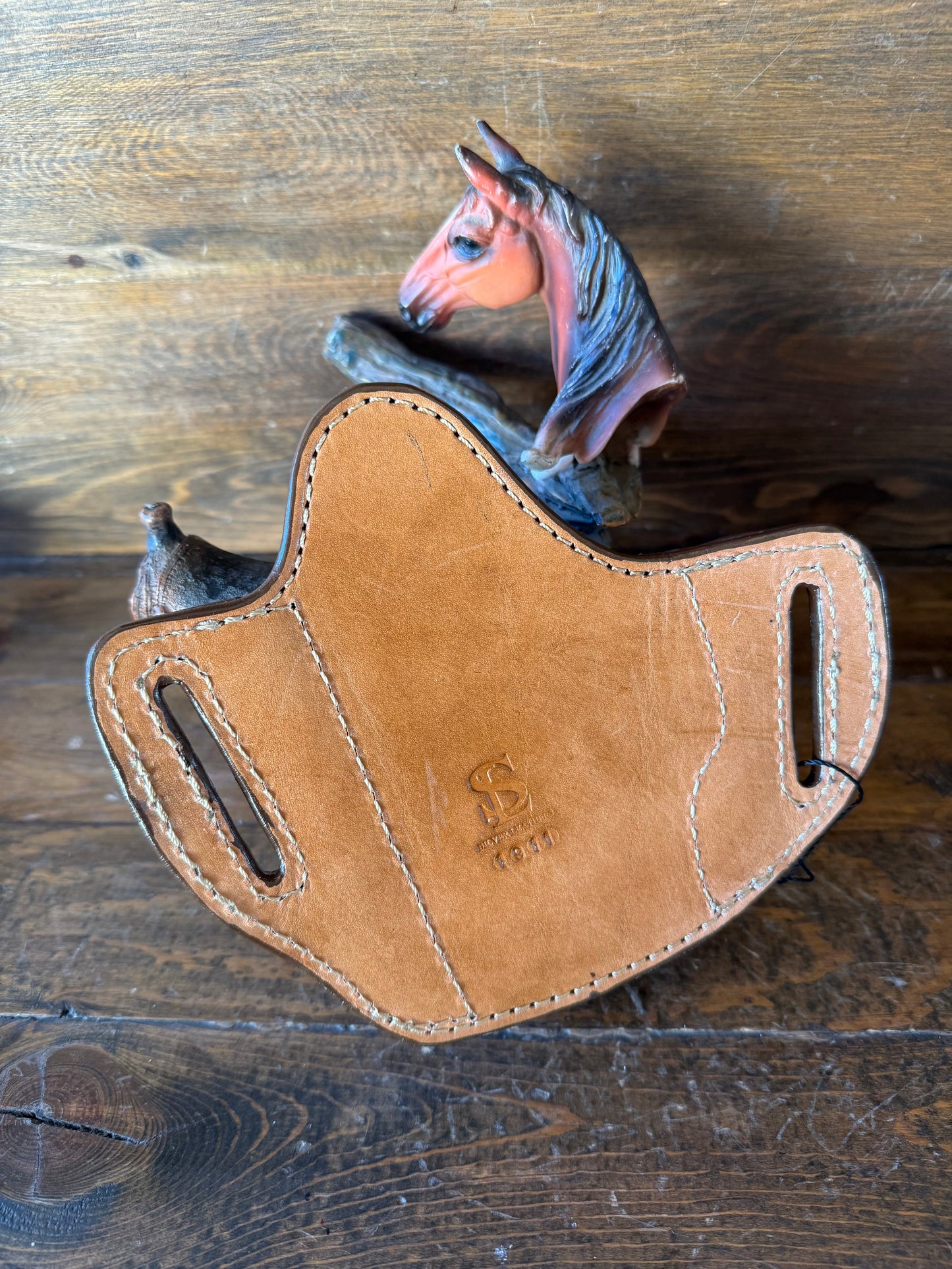 Honey crocodile skin holster (1911)