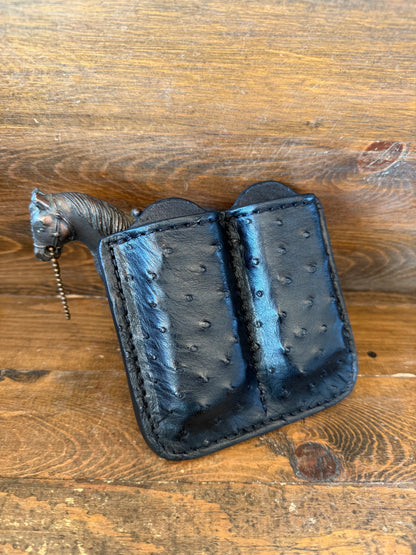 Black Ostrich 2 magazine comopact holster (1911)
