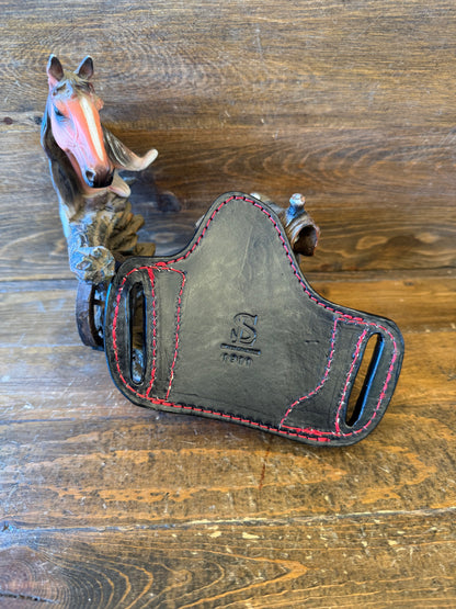 Black/red crocodile bikini holster ( 1911 )