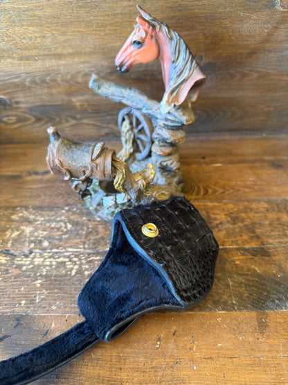 Black Alligator Hornback skin compact holster ( 1911 ) ( High-Power )