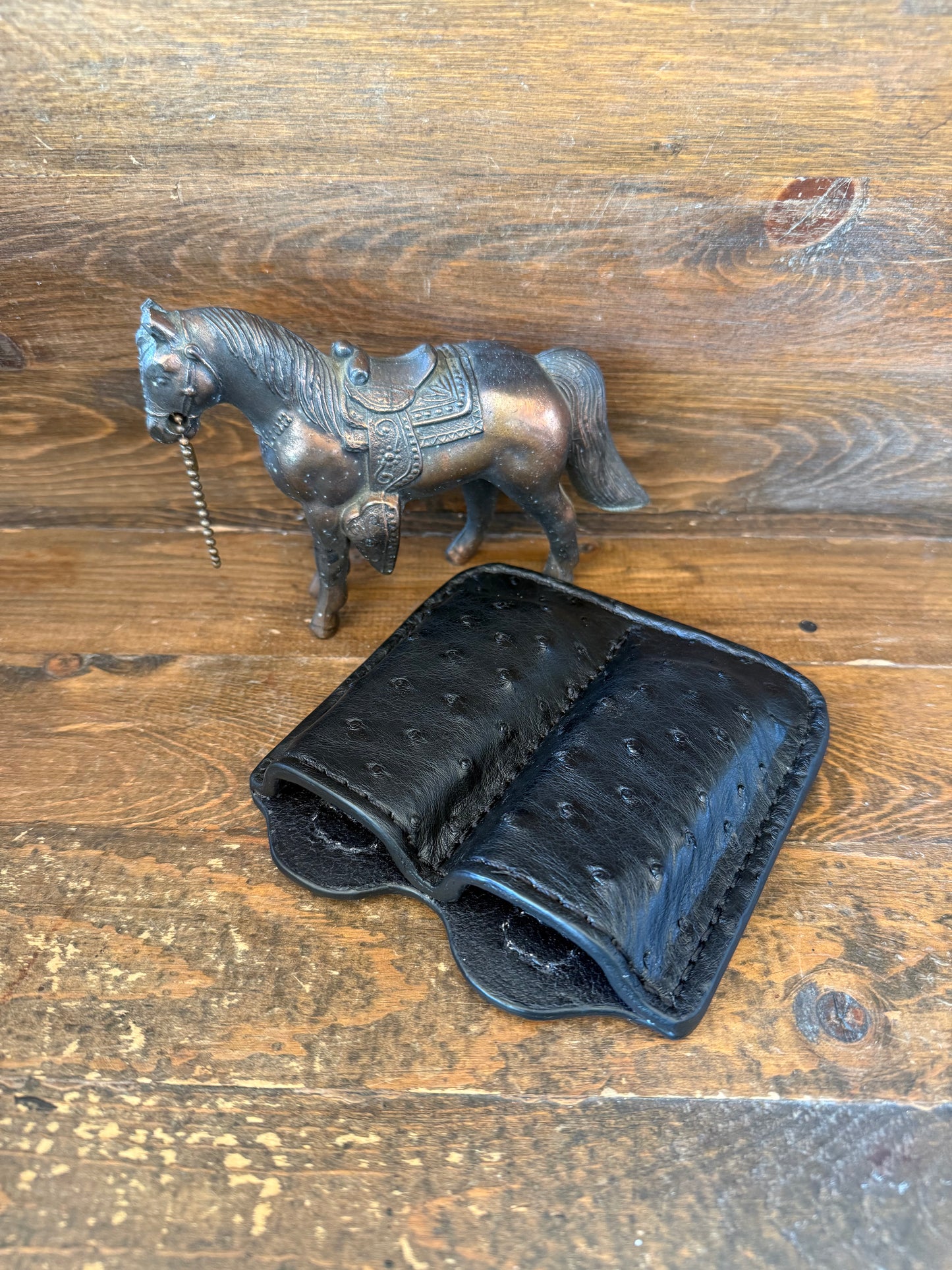 Black Ostrich 2 magazine comopact holster (1911)