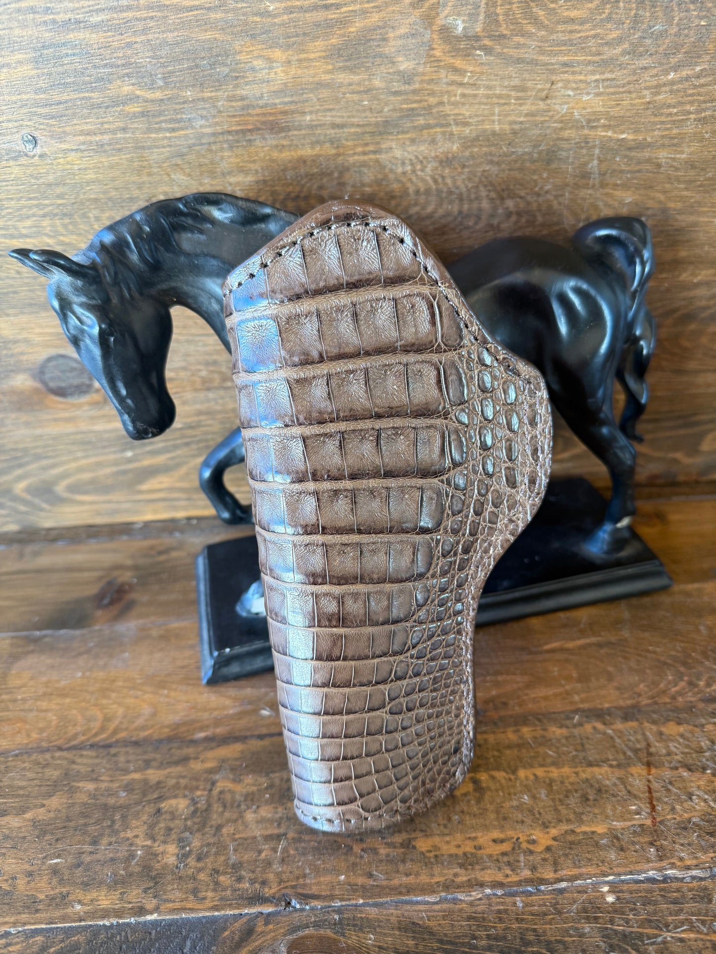 IWB Brown crocodile belly holster (1911)