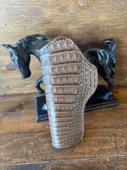 IWB Brown crocodile belly holster (1911)