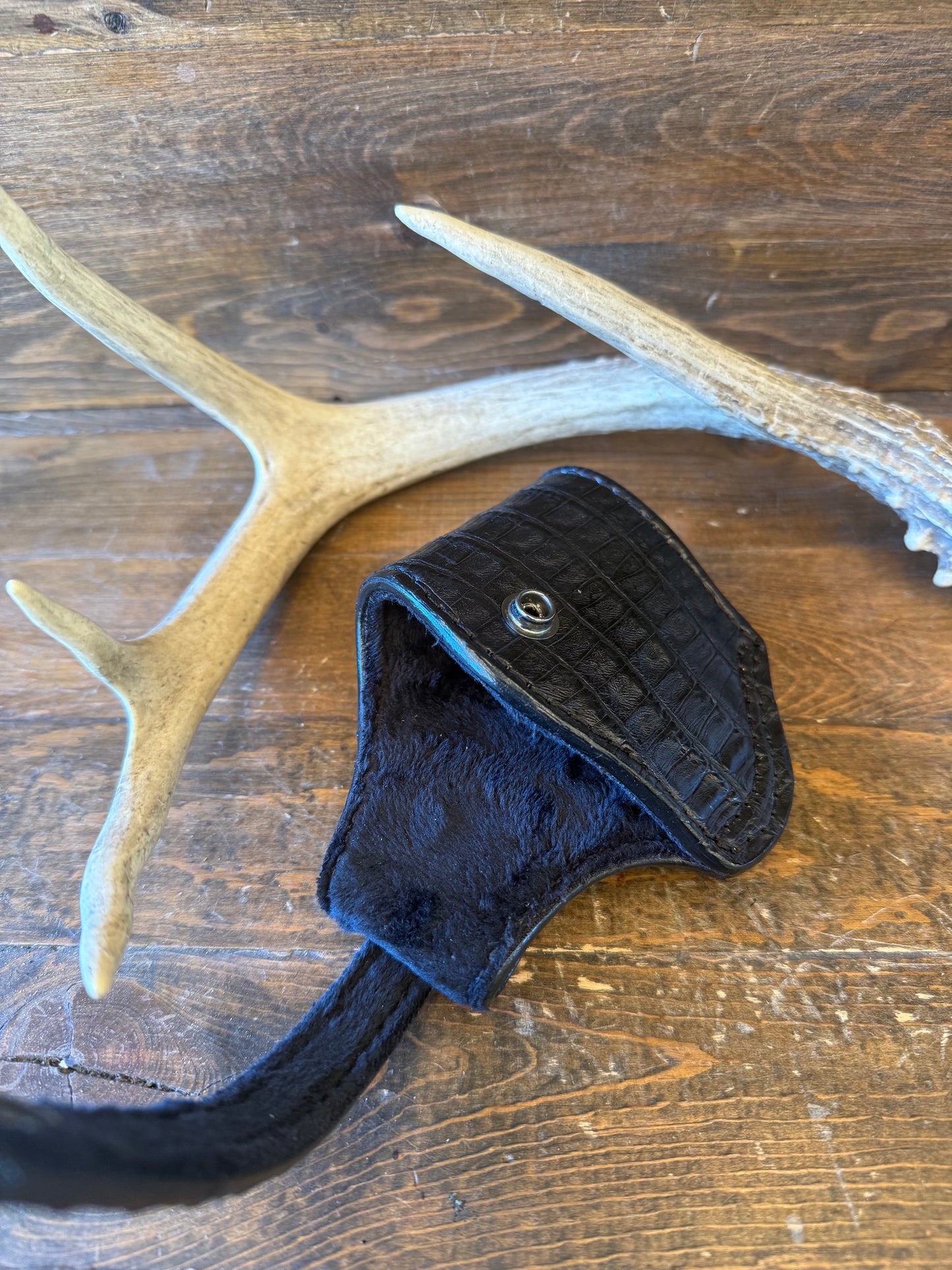 Black Crocodile Belly compact holster ( Beretta )