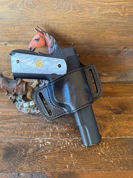 Black veg tan bikini luxury holster (1911)