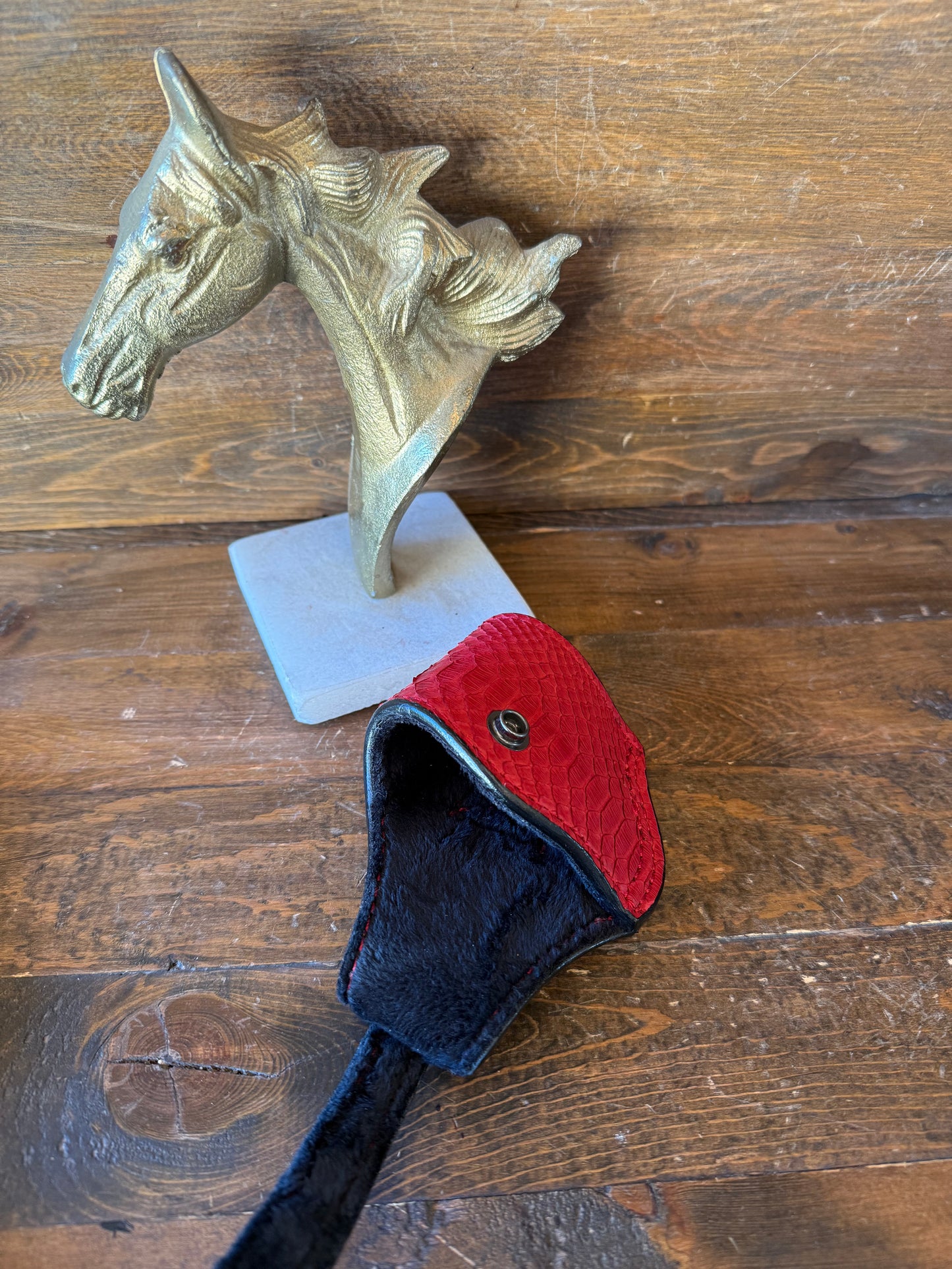 Matte red Snake skin compact holster (1911)
