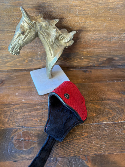 Matte red Snake skin compact holster (1911)