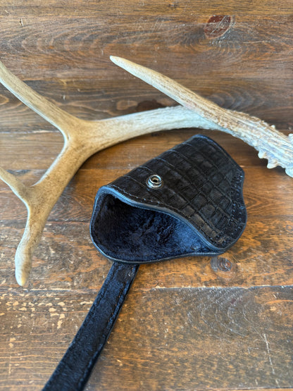Black Crocodile skin medium luxury holster ( 1911 )