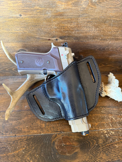 Black veg tan leather luxury holster ( Beretta )
