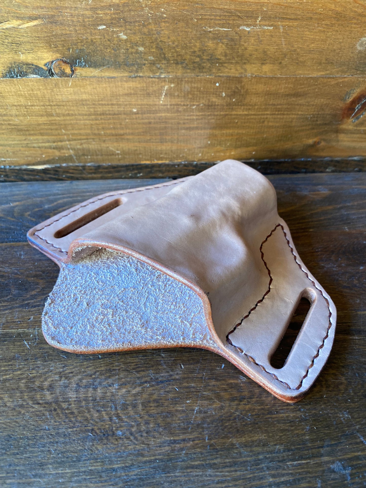 Natural Veg tan holster. (1911)