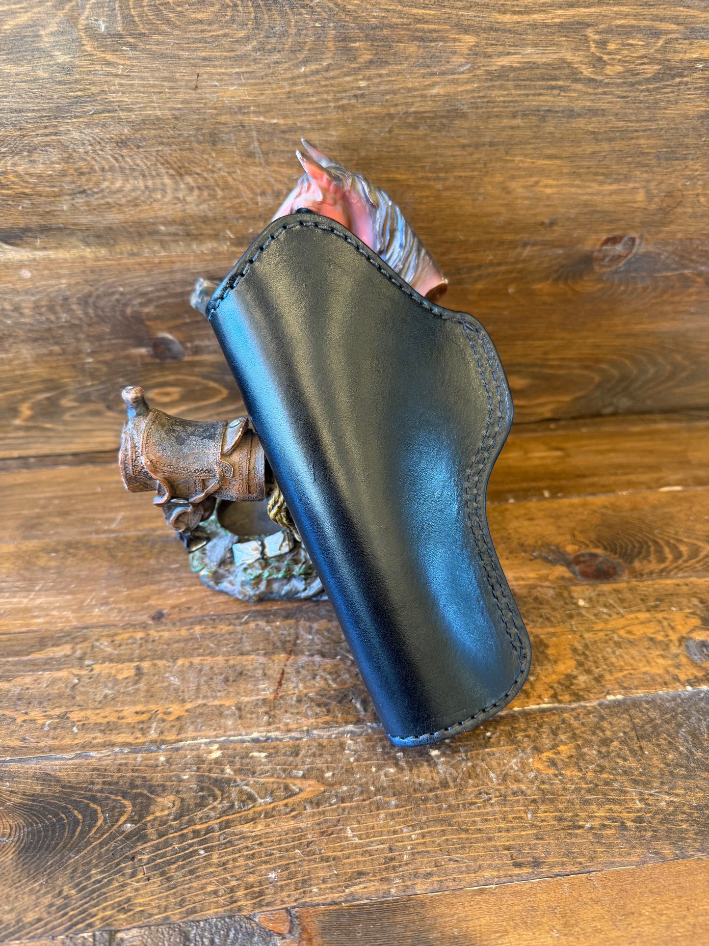 Black luxury veg-tan IWB holster (1911) 5”