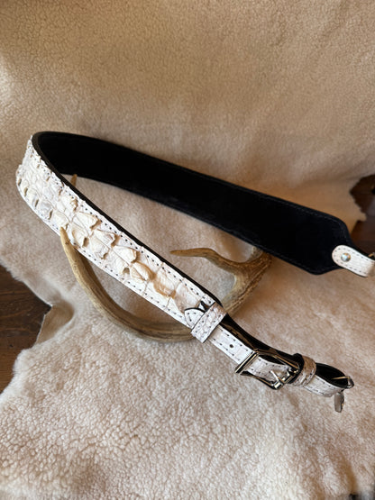 Himalayan Crocodile Hornback luxury rifle sling.