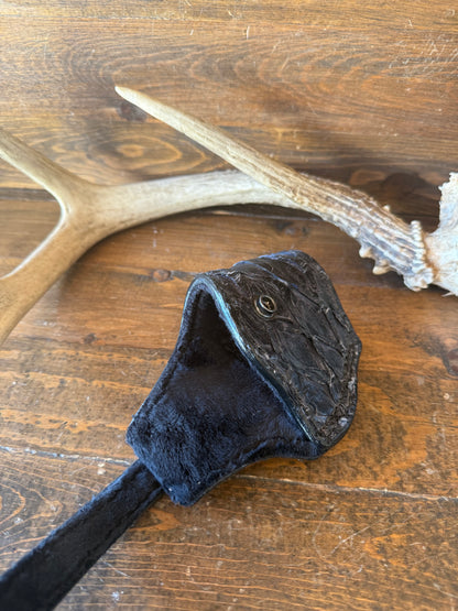 Gray Pirarucu skin compact holster (1911)