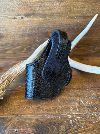 Black snake skin compact luxury holster ( 1911 )