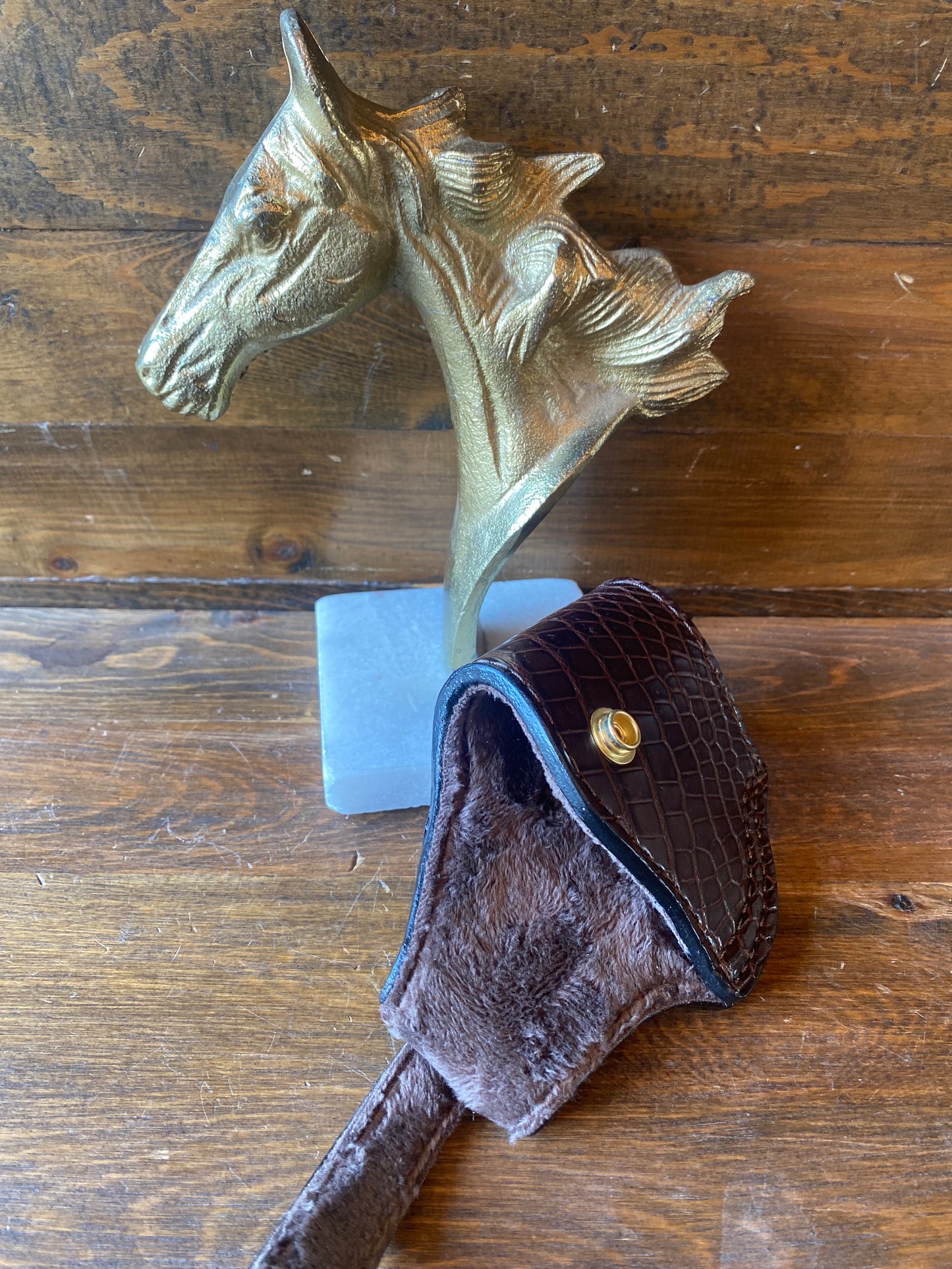 Brown alligator compact holster (1911)