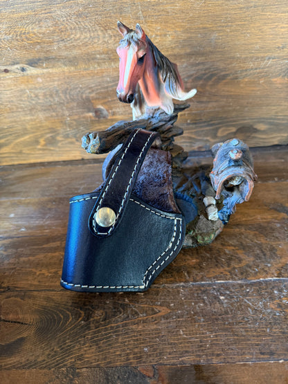 Black/gold compact holster (1911) LEFT