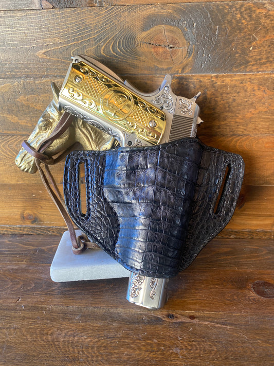 Black crocodile/caiman Holster (1911)