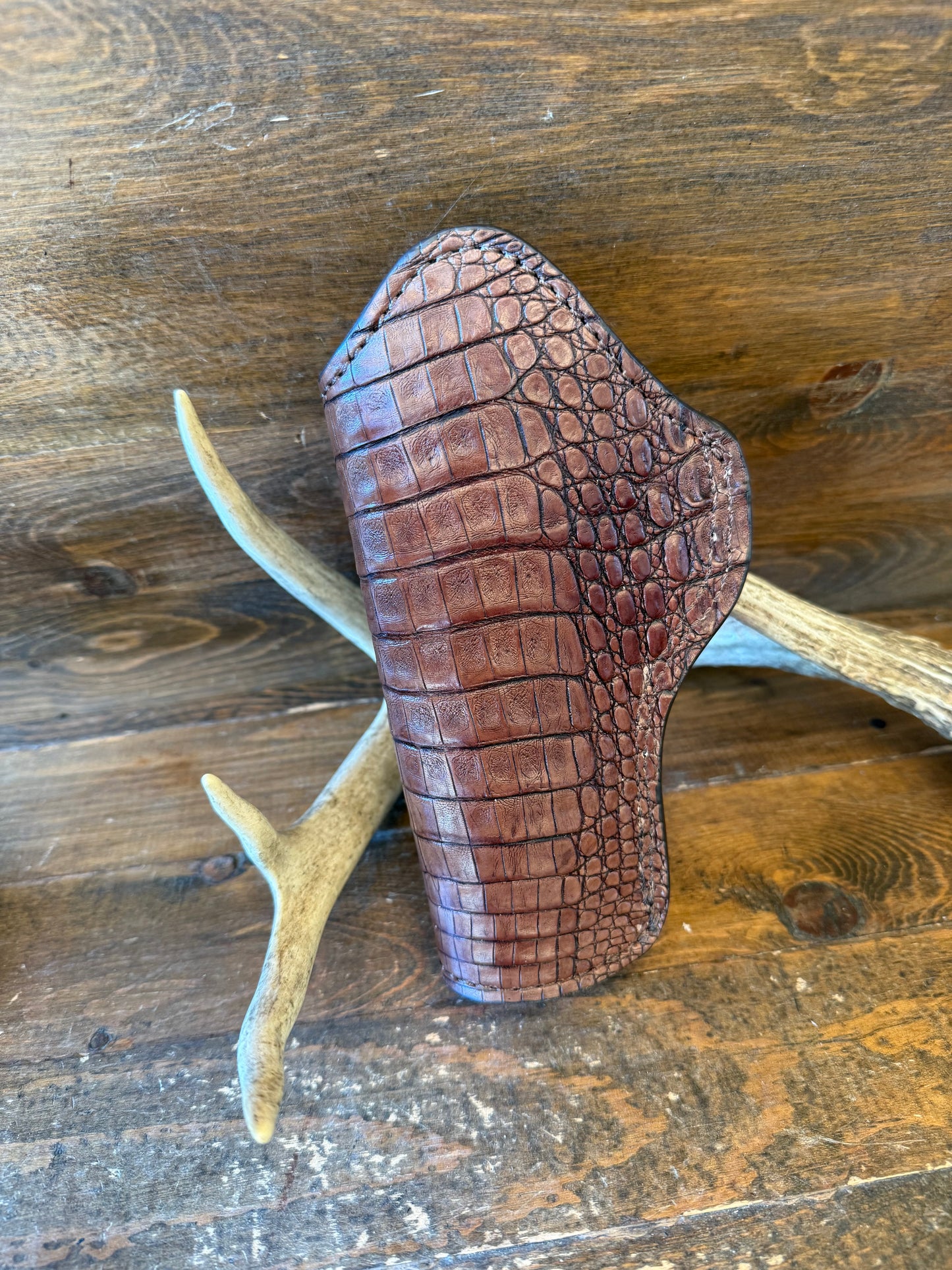 IWB Brown crocodile belly holster (1911)