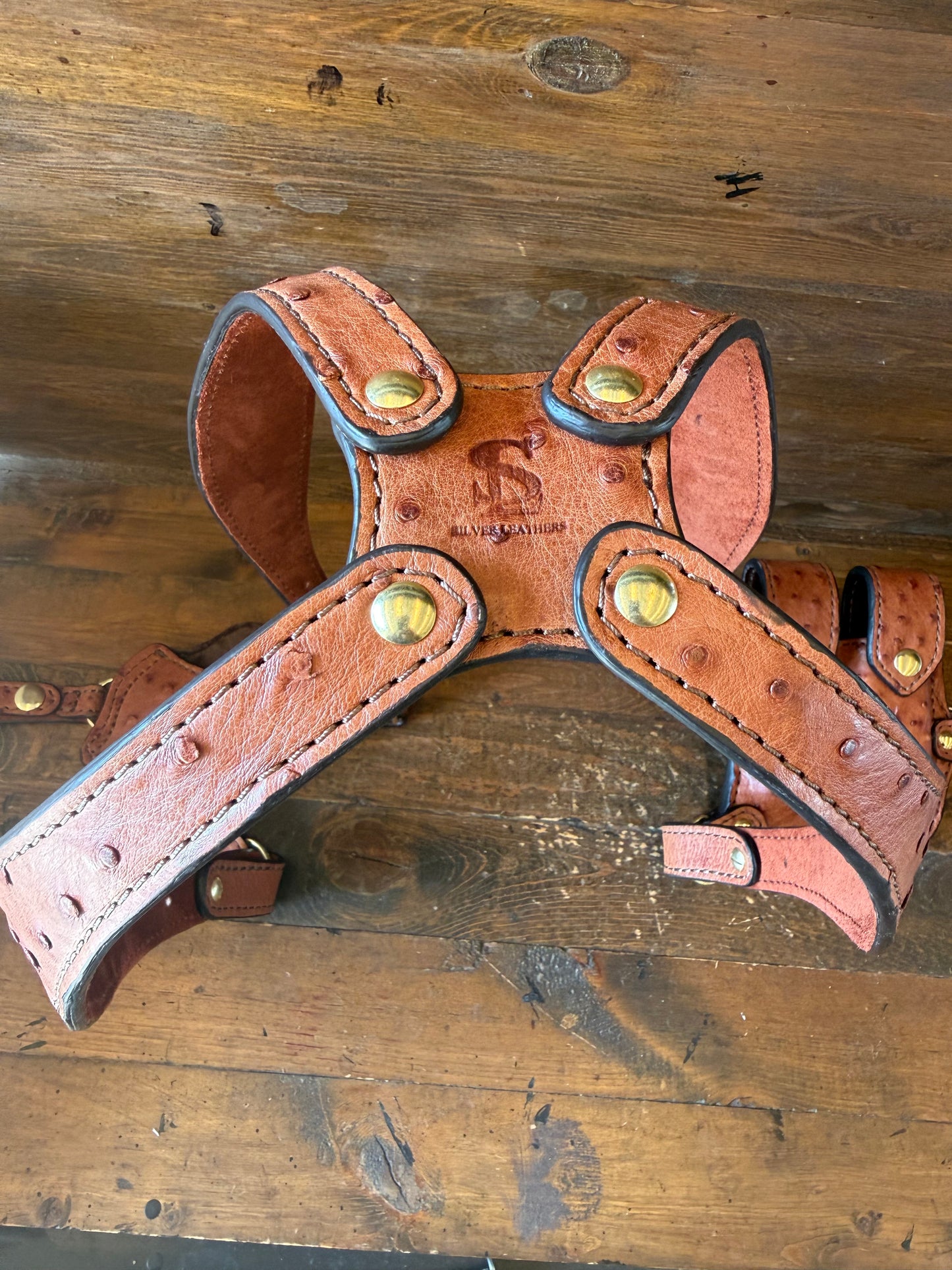 Gerbera Ostrich Skin Luxury Shoulder Holsters ( 1911 )