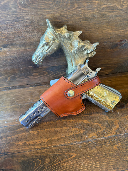 ( Left ) Tan compact holster (1911)