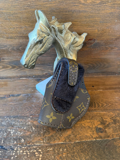 Brown Open trigger LV compact holster ( 1911 )