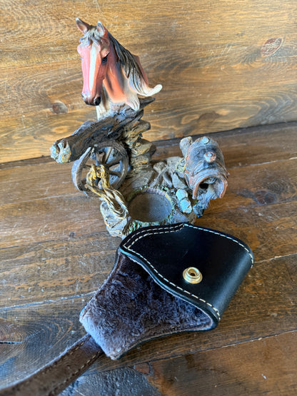 Black/gold compact holster (1911) LEFT