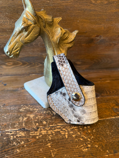 Natural snake skin compact holster ( Black label 380, 1911-22 )