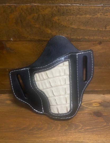 White/Black crocodile holster ( 1911 )