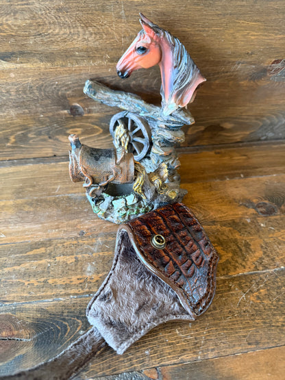 Rustic brown  Crocodile skin compact holster (1911)