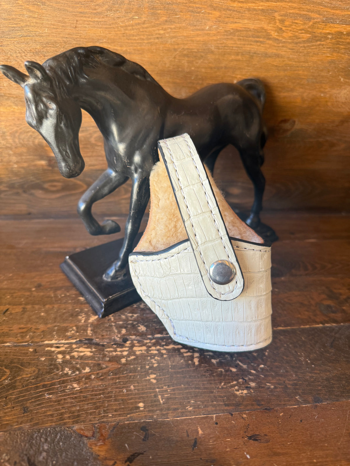 White Crocodile Skin Deluxe Holster ( 1911, High Power )