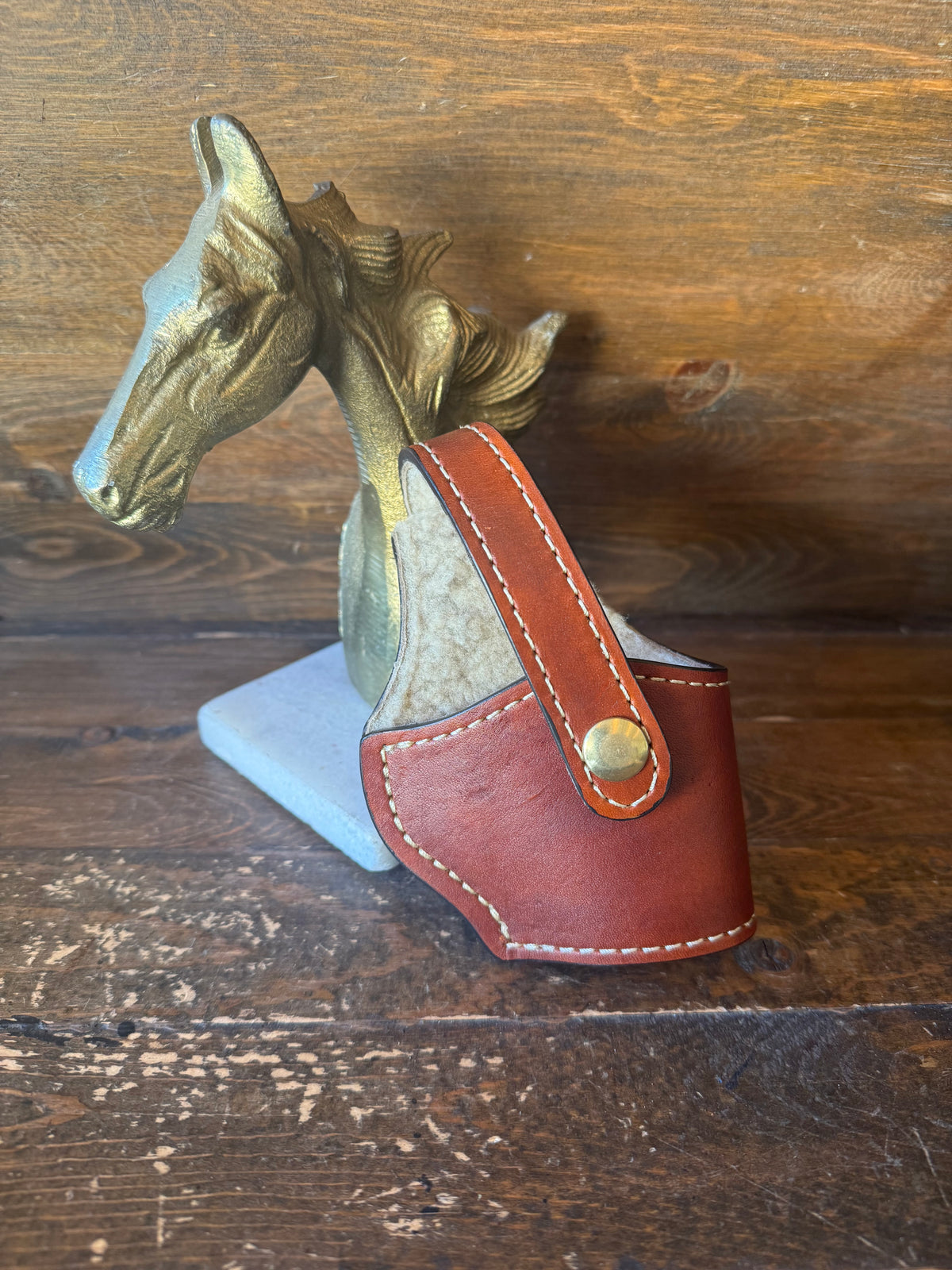 Tan Veg-tan Deluxe compact holster ( 1911, High-Power )