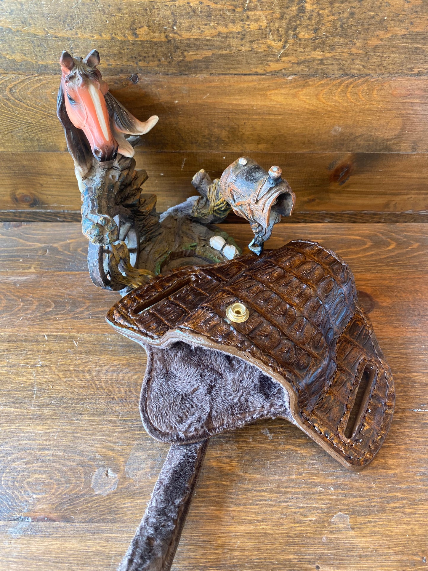 Tobacco color full crocodile holster (1911)